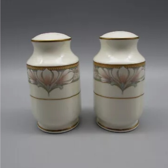 Noritake Barrymore Salt & Pepper Set Fine Bone China - Picture 2 of 4